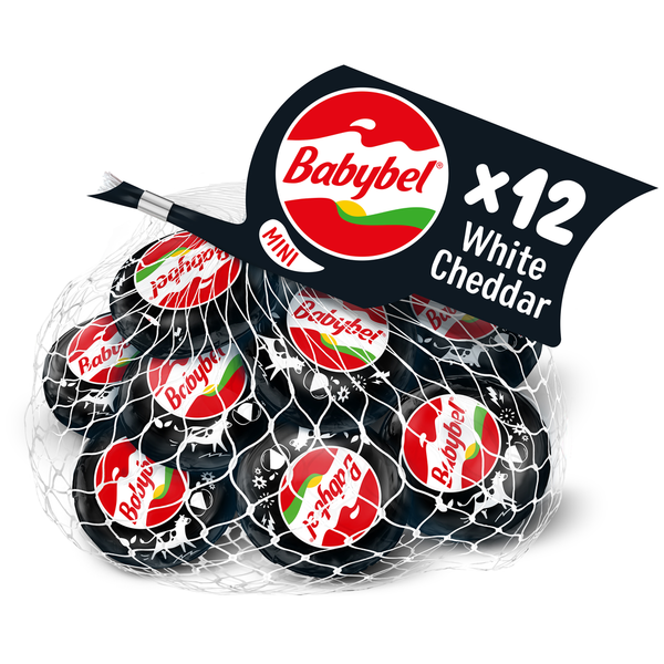 Mini Babybel® White Cheddar Snack Cheese, 8.5 oz (12 Count)  DestGlow