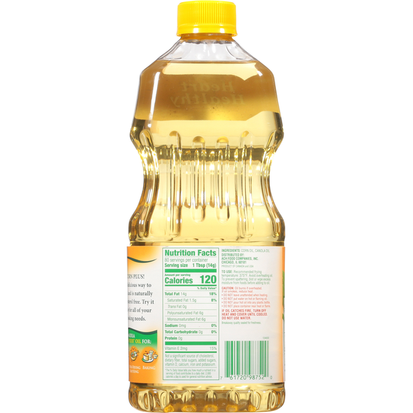 Mazola Corn &amp; Canola Oils, Cholesterol Free  DestGlow