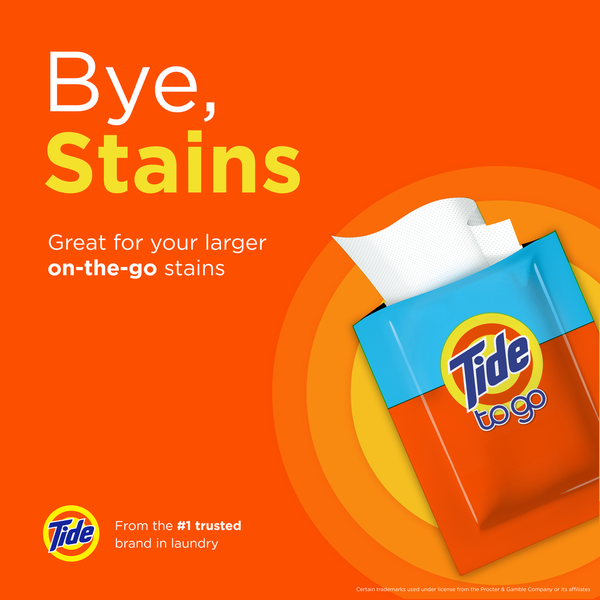 Tide Wipes, Instant Stain Remover  DestGlow