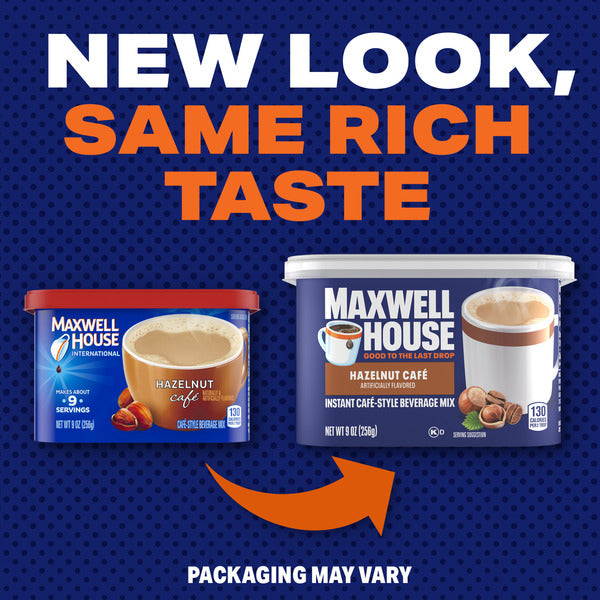 Maxwell House Hazelnut Cafe Instant Cafe-Style Beverage Mix  DestGlow