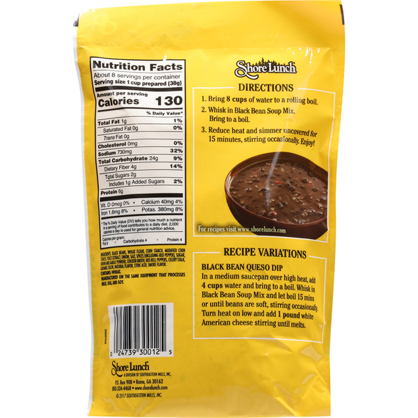 Shore Lunch Soup Mix, Black Bean  DestGlow