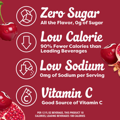 Crystal Light Cherry Pomegranate Naturally Flavored Powdered Drink Mix
