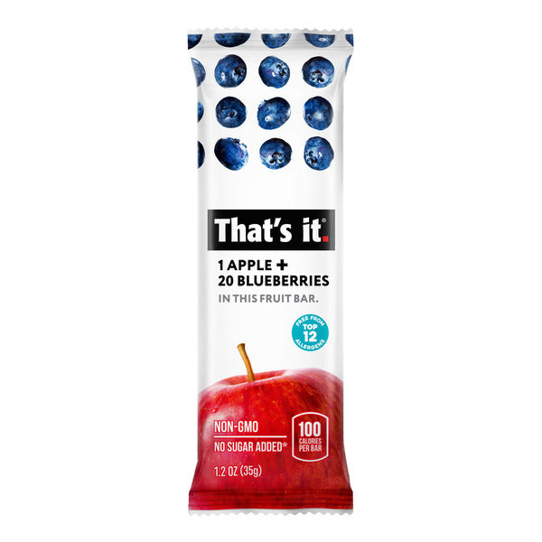 That’s it Apple + Blueberry Fruit Bar  DestGlow