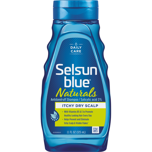 Selsun Blue Shampoo, Antidandruff, Itchy Dry Scalp  DestGlow