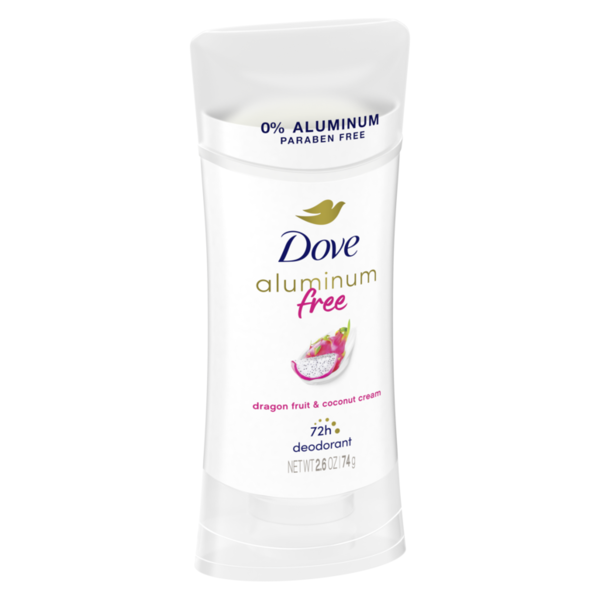 Dove Aluminum Free Deodorant Stick, Dragon Fruit &amp; Coconut Cream  DestGlow