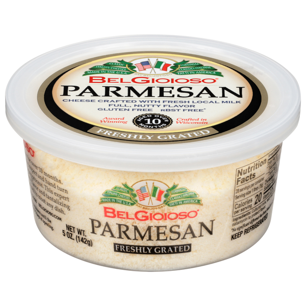 BelGioioso Freshly Grated Cheese, Parmesan  DestGlow