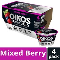 Oikos Triple Zero Mixed Berry Greek Yogurt️  DestGlow