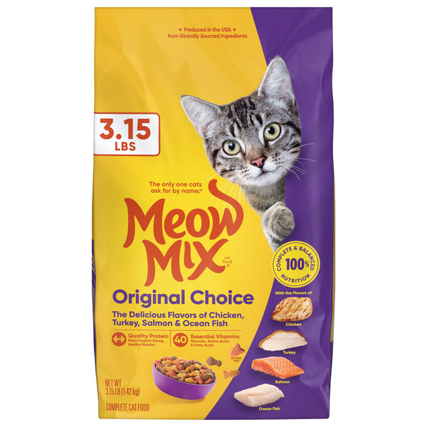 Meow Mix Original Choice Dry Cat Food  DestGlow