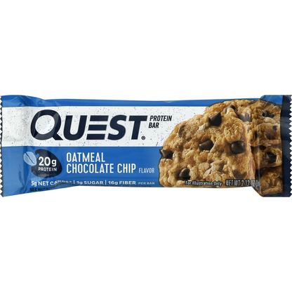 Quest Protein Bar, Oatmeal Chocolate Chip Flavor