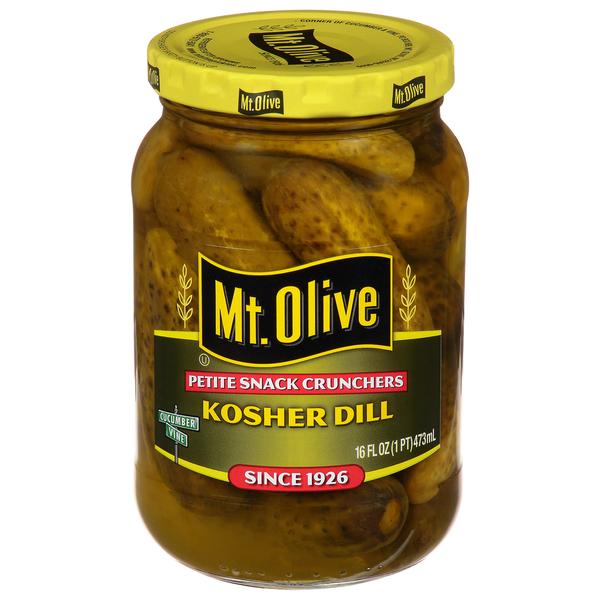 Mt. Olive Kosher Dill Petite Snack Crunchers Pickles  DestGlow