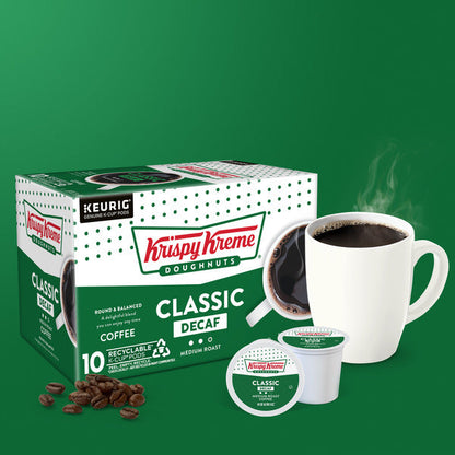 Krispy Kreme Classic Decaf K-Cup Pods
