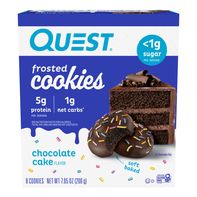 Quest Cookies, Frosted, Chocolate Cake Flavor️  DestGlow