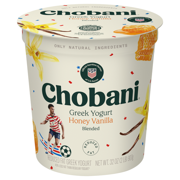 Chobani Reduced Fat Blended Honey Vanilla Greek Yogurt  DestGlow