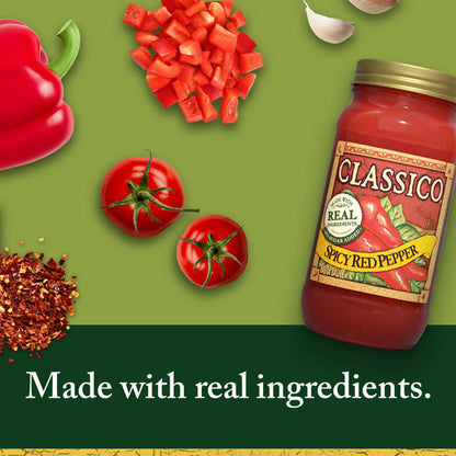 Classico Spicy Red Pepper &amp; Tomato Spaghetti Pasta Sauce