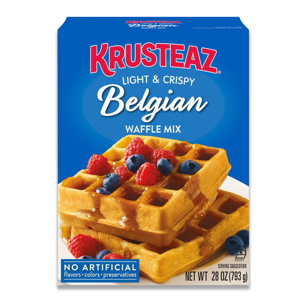 Krusteaz Light &amp; Crispy Belgian Waffle Mix  DestGlow