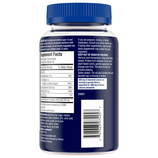 TUMS Gummy Bites Dietary Supplement  DestGlow