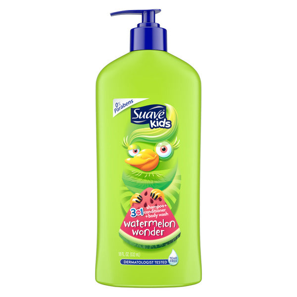 Suave Kids 3 in 1 Shampoo Conditioner Body Wash Watermelon Wonder  DestGlow
