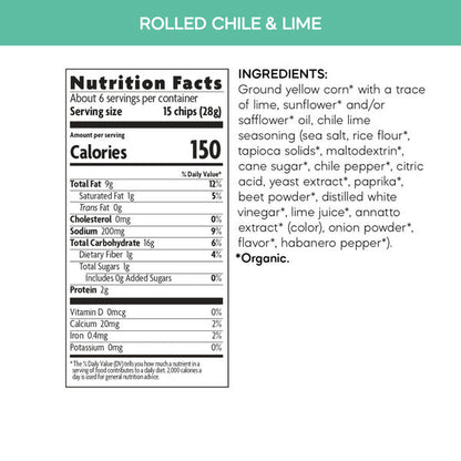 Que Pasa Chile Lime Tortilla Chips