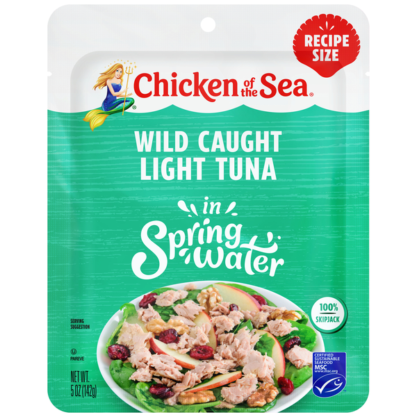 Chicken of the Sea Wild Caught Light Tuna in Spring Water Packet  DestGlow