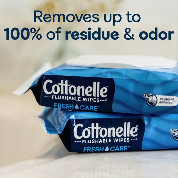 Cottonelle Fresh Care Flushable Wet Wipes  DestGlow