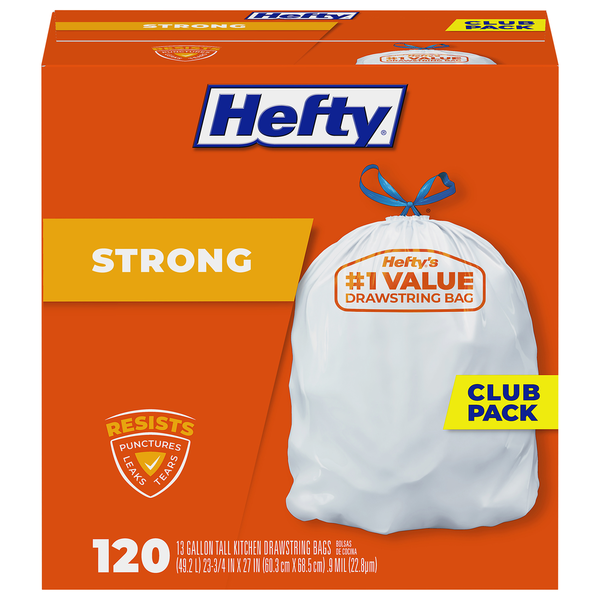 Hefty Tall Kitchen Drawstring Bags  DestGlow