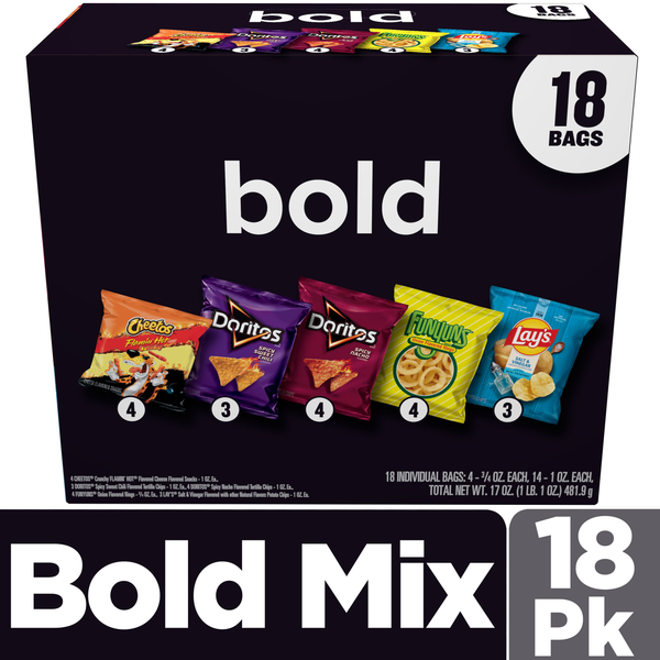 Frito-Lay Snacks Bold Mix Variety Packs  DestGlow