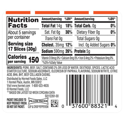 HORMEL Pepperoni Cup &