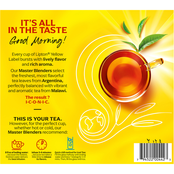 Lipton Yellow Label Black Tea  DestGlow