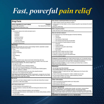 Advil Pain Reliever and Fever Reducer