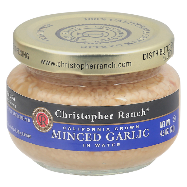 Christopher Ranch Minced Garlic In Water  DestGlow
