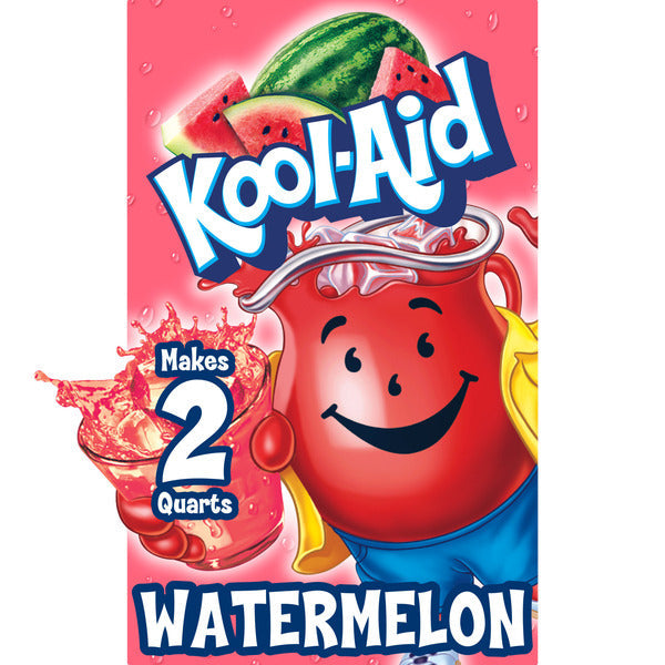 Kool-Aid Unsweetened Watermelon Artificially Flavored Powdered Soft Drink Mix  DestGlow