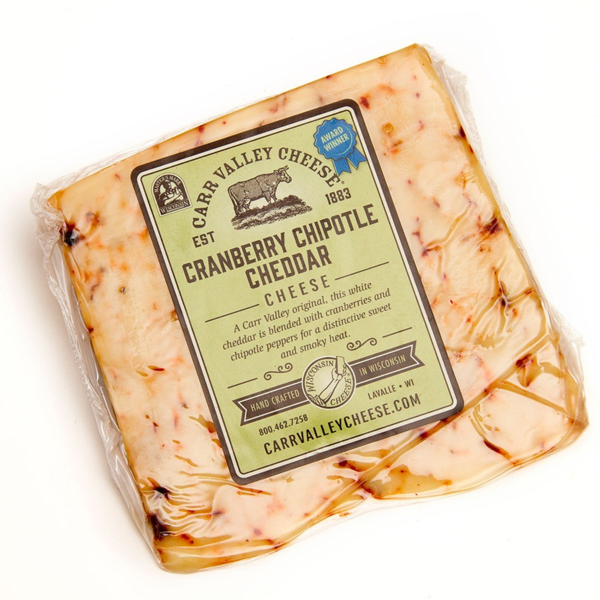Carr Valley Cheese Cranberry Chipotle Cheddar  DestGlow