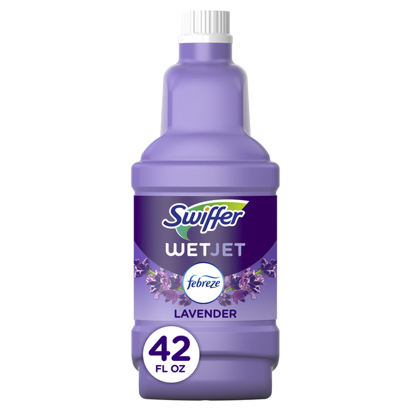 Swiffer WetJet Liquid Floor Cleaner, Lavender Vanilla &amp; Comfort  DestGlow