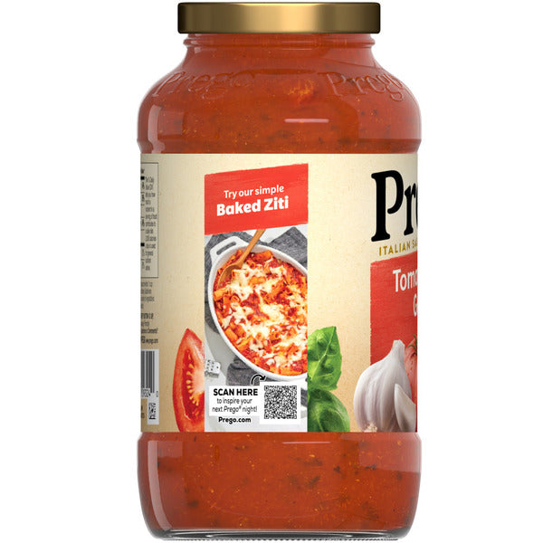 Prego Tomato Basil Garlic Pasta Sauce  DestGlow
