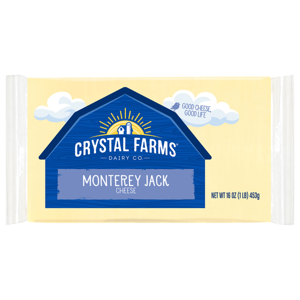 Crystal Farms Cheese, Monterey Jack  DestGlow