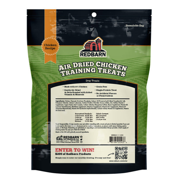RedBarn Air Dried Chicken Training Treats  DestGlow