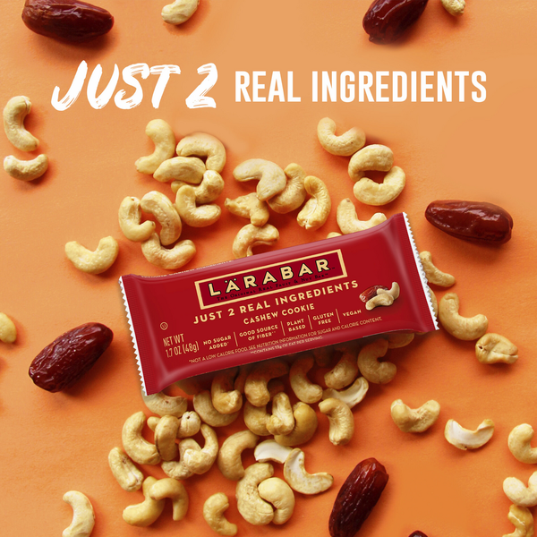 LÄRABAR Cashew Cookie Fruit and Nut Bars  DestGlow