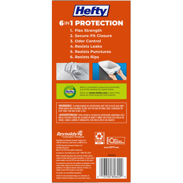 Hefty 13 Gallon Fabuloso Watermelon Tall Kitchen Drawstring Bags  DestGlow