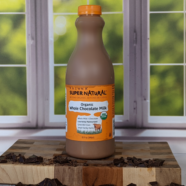 Kalona SuperNatural Organic, Whole Chocolate Milk, Grass-fed Cows