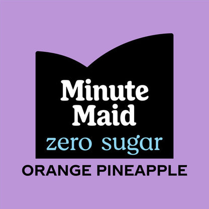 Minute Maid Zero Sugar Orange Pineapple Juice Drink Bottle