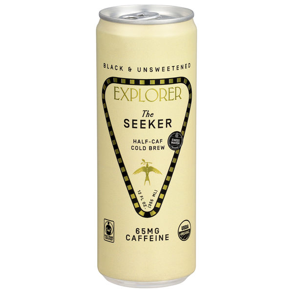Explorer Black &amp; Unsweetened Half-Caf The Seeker Cold Brew