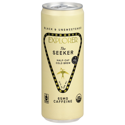Explorer Black &amp; Unsweetened Half-Caf The Seeker Cold Brew