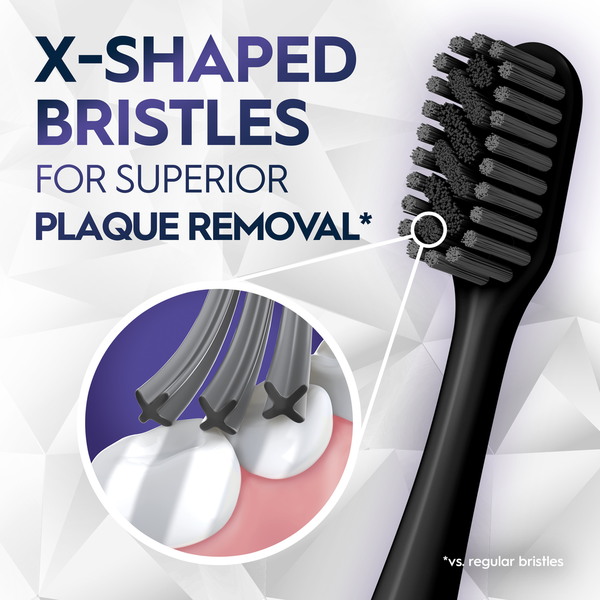 Oral-B Brilliance Premium Whitening Toothbrush, Plaque Remover, Extra Soft, Black