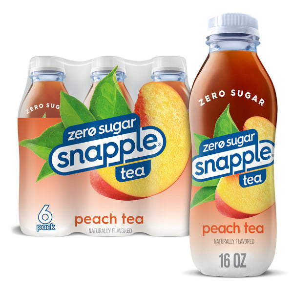 Snapple Zero Sugar Peach Tea  DestGlow