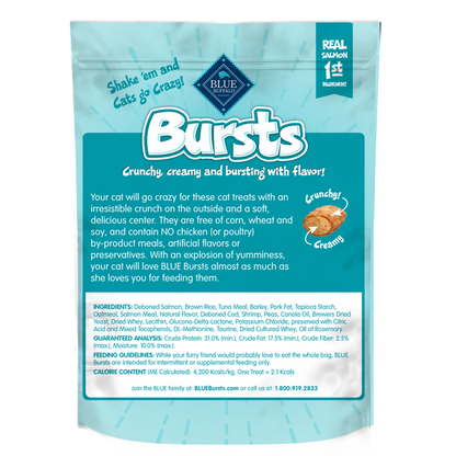 Blue Buffalo Bursts Crunchy Cat Treats, Seafood