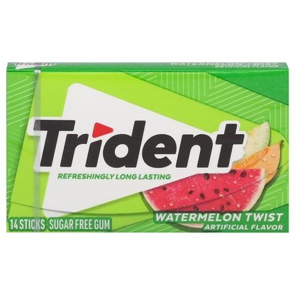 Trident Gum, Sugar Free, Watermelon Twist  DestGlow