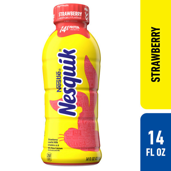 Nestlé NESQUIK Strawberry Flavored Lowfat Milk Ready To Drink