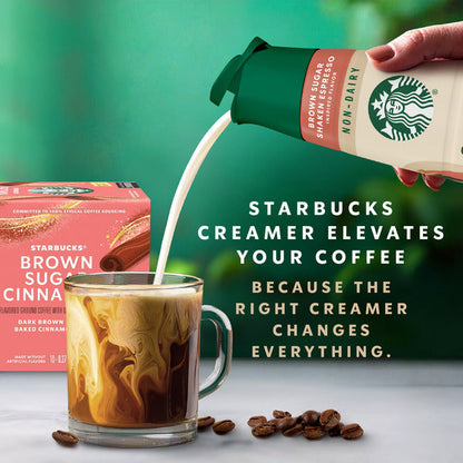 Starbucks Non-Dairy Brown Sugar Cinnamon Flavored Creamer  DestGlow