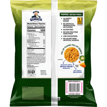 Quaker Rice Crisps Jalapeno Cheddar  DestGlow