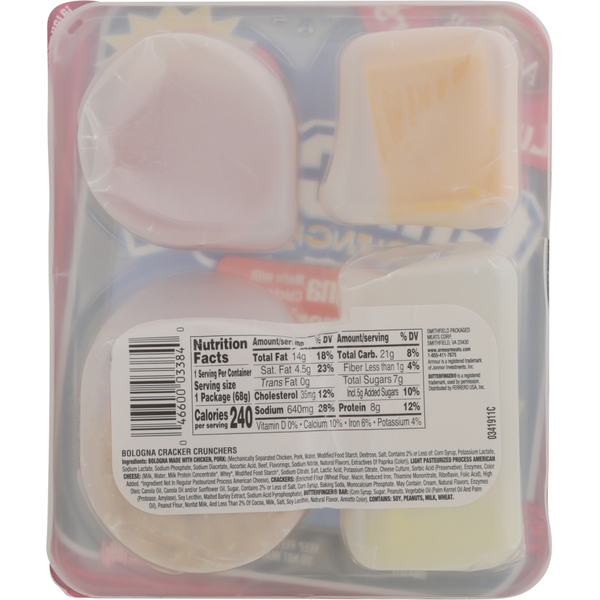 Armour LunchMakers Bologna Cracker Crunchers